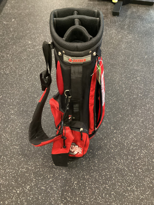 Vist Large View of Product Image Which is Used Datrek OHIO STATE STAND BAG Mens Stand Bag Red