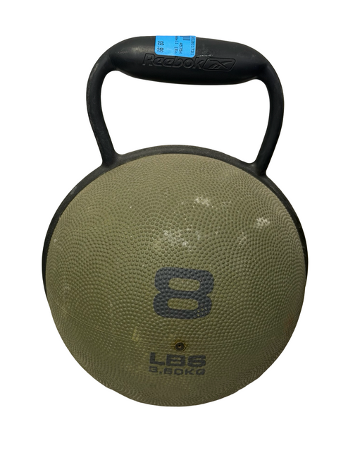 Vist Large View of Product Image Which is Used Reebok Kettlebell Medicine Ball Green 8 lb