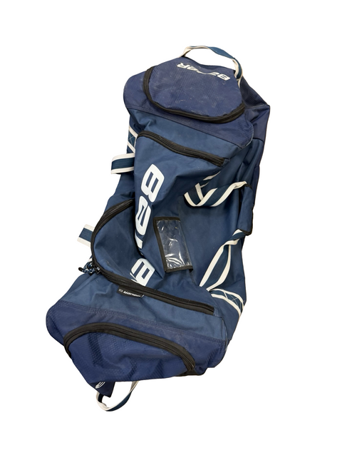 Vist Large View of Product Image Which is Used Bauer 850 Wheeled Hockey Carry Navy Blue 32" x 16" x 18"