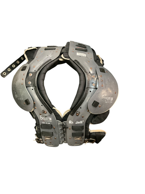 Vist Large View of Product Image Which is Used Riddell EVOLUTION FB Shoulder Pads Grey MD