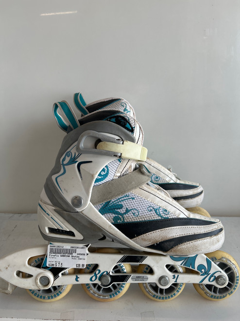 Vist Large View of Product Image Which is Used Firefly SABRINA Senior Rec Fitness Skates White Senior 7.5