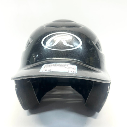 Vist Large View of Product Image Which is Used Rawlings RCFH Batting Helmet No Mask Black MD