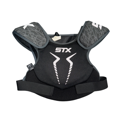 Vist Large View of Product Image Which is Used STX STALLION 75 Lacrosse Shoulder Pads Black MD