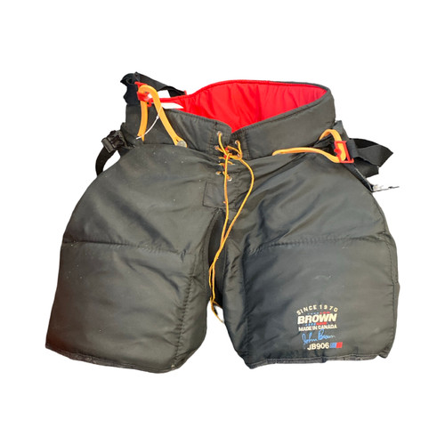 Vist Large View of Product Image Which is Used BROWN JB 906 GOALIE PANTS Senior Goalie Pant Black XL