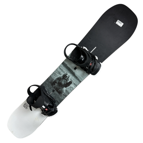 Vist Large View of Product Image Which is Used Burton PROCESS 162W Mens Board/Bindings White 162 cm