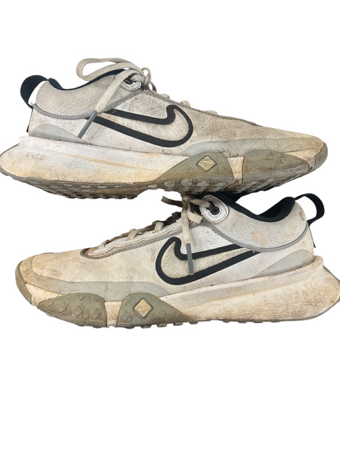 Vist Large View of Product Image Which is Used Nike Mens Golf Shoes White Senior 8
