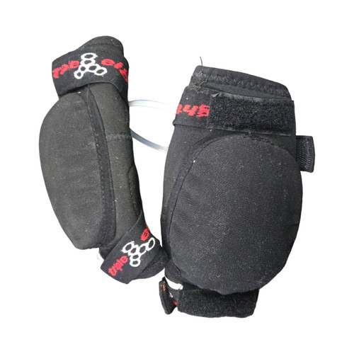 Vist Large View of Product Image Which is Used Triple Eight Inline Elbow Pads Black SM