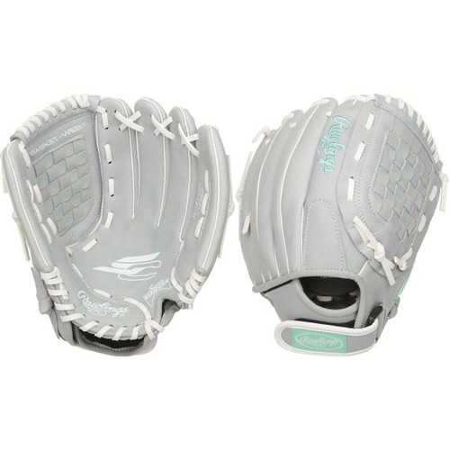 Vist Large View of Product Image Which is New Rawlings SURE CATCH RH Throw Fastpitch Gloves 11 1/2"