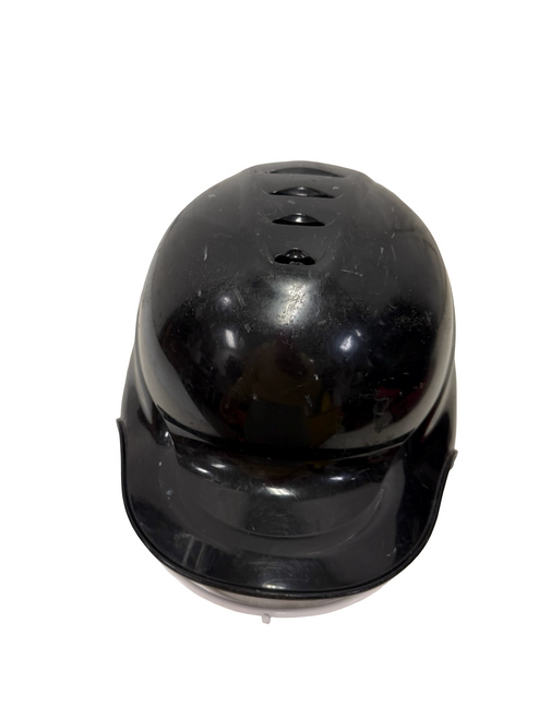 Vist Large View of Product Image Which is Used RIP-IT 6 - 6 7/8 Softball Batting Helmet w/Mask Black S/M