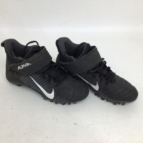 Vist Large View of Product Image Which is Used Nike ALPHA MENACE JR 4.5 BB CLEAT BB/SB Cleats Black Junior 04.5