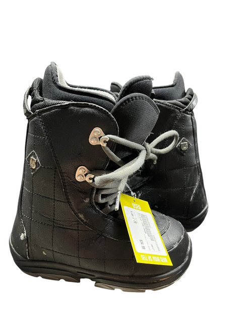 Vist Large View of Product Image Which is Used Burton ION GROM Boys Snowboard Boots Black Junior 05