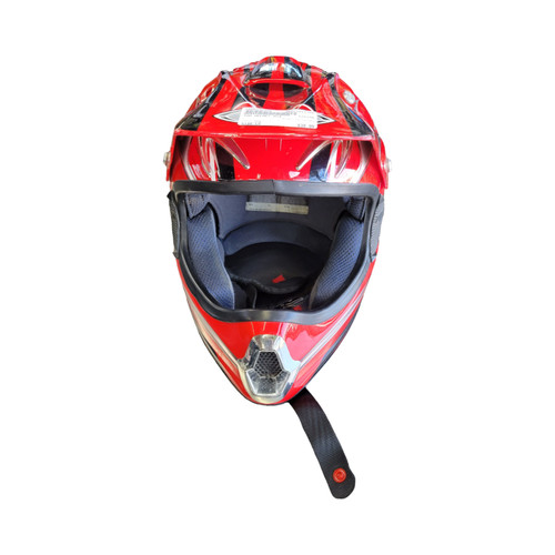 Vist Large View of Product Image Which is Used THH HELMET Adult Helmet Red LG