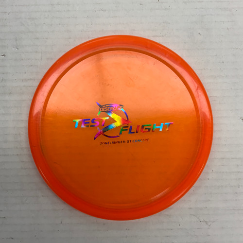 Vist Large View of Product Image Which is Used Discraft Z ZONE/RINGER GT Disc Golf Putter Orange 175g