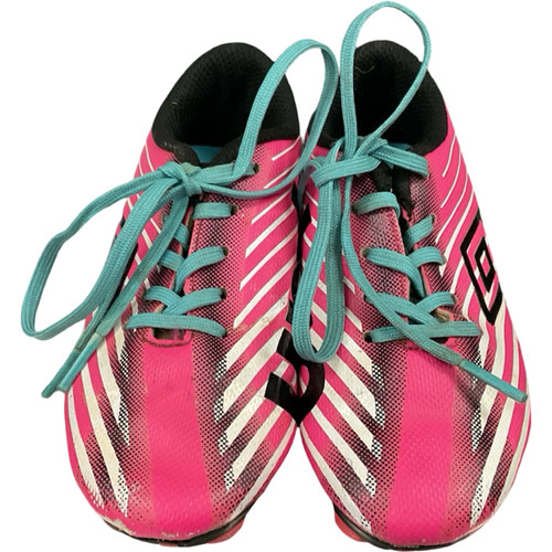 Vist Large View of Product Image Which is Used Umbro Soccer Cleats Pink Youth 10.0