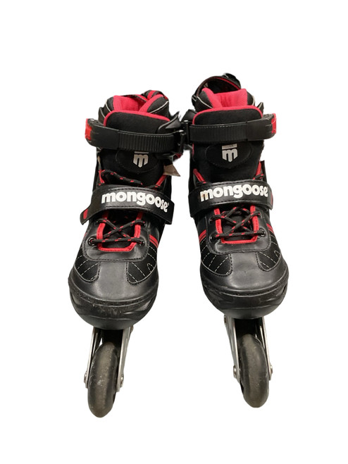 Vist Large View of Product Image Which is Used Mongoose MONGOOSE ADJ 1-4 SKATES Junior Aggressive Skates Black Adjustable