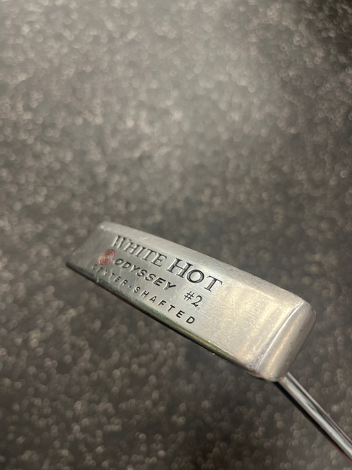 Vist Large View of Product Image Which is Used Odyssey WHITE HOT 2 CENTER SHAFTED Mens Putter RH