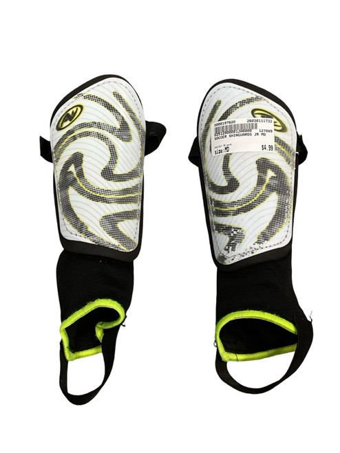 Vist Large View of Product Image Which is Used Soccer Shin Guards Junior Black MD