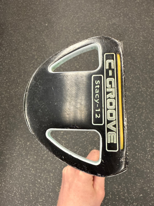 Vist Large View of Product Image Which is Used Yes C-GROOVE TRACEY 12 WHITE W/SUPERSTROKE Mens Putter RH