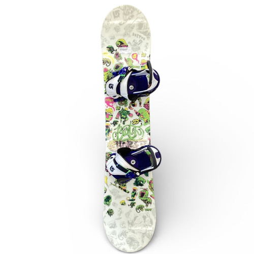 Vist Large View of Product Image Which is Used Burton CHOPPER 115 Boys Board/Binding White 115 cm