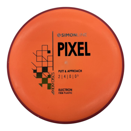 Vist Large View of Product Image Which is Used Axiom SIMONLINE PIXEL Disc Golf Putter Orange 173g