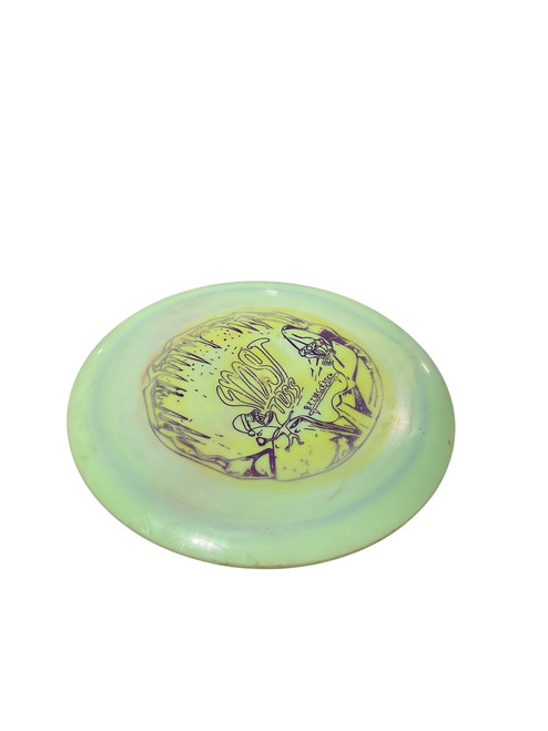 Vist Large View of Product Image Which is Used Innova FROST TOSS Disc Golf Driver Lime Green