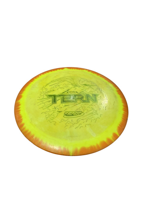 Vist Large View of Product Image Which is Used Innova HALO TERN Disc Golf Driver Yellow