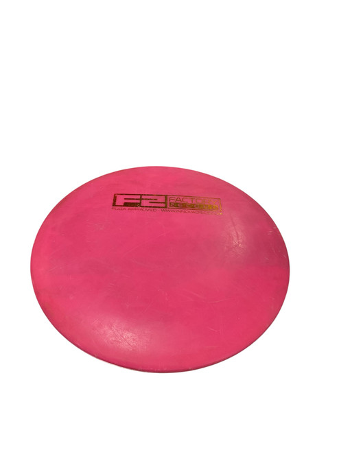 Vist Large View of Product Image Which is Used Innova F2 FACTORY Disc Golf Putter Pink