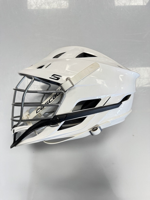 Vist Large View of Product Image Which is Used Cascade CASCADE S Lacrosse Helmet White One Size