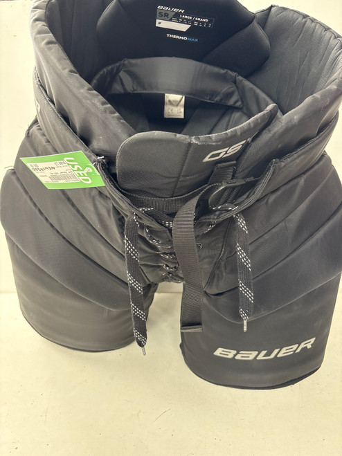 Vist Large View of Product Image Which is Used Bauer GSX Senior Goalie Pant Black LG (new= $200)