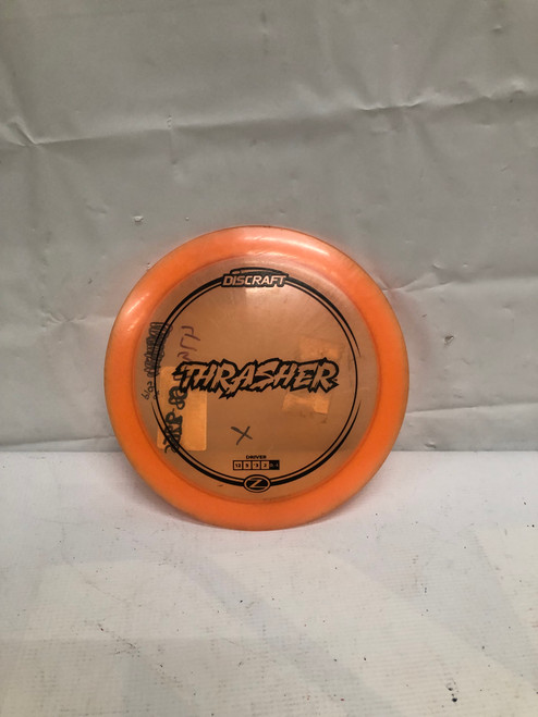 Vist Large View of Product Image Which is Used Discraft THRASHER Disc Golf Driver Orange