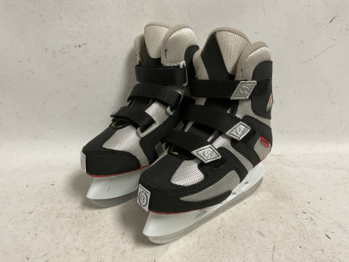 Vist Large View of Product Image Which is Used Jackson SOFTEC Boys Softboot Skate White/Black/Red Youth 13.0