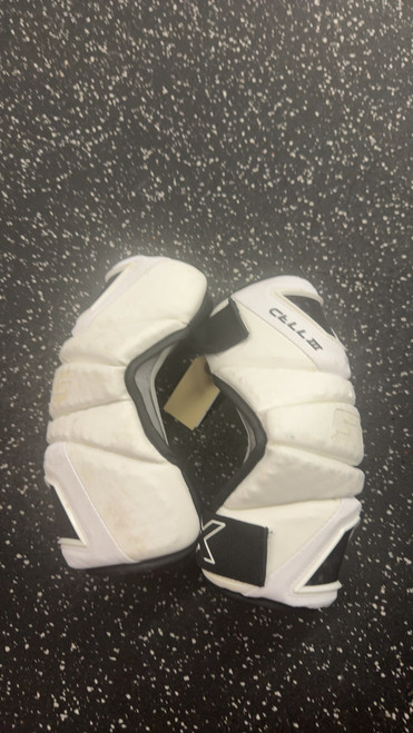 Vist Large View of Product Image Which is Used STX CELL III ARM PAD Lacrosse Arm Pads/Guards White LG