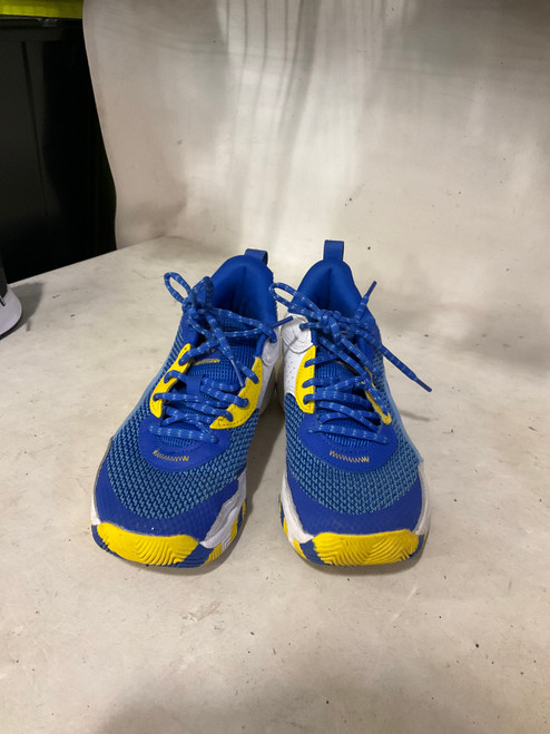 Vist Large View of Product Image Which is Used Under Armour Basketball Shoes Y Royal Blue Junior 04