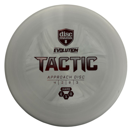 Vist Large View of Product Image Which is Used Discmania EVO TACTIC Disc Golf Putter Grey