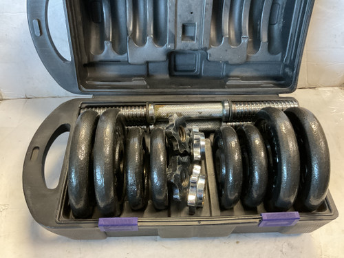 Vist Large View of Product Image Which is Used Cap Adj Dumbbells 5-30 LB