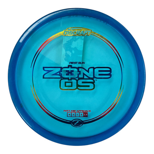 Vist Large View of Product Image Which is Used Discraft ZONE OS Disc Golf Putter Navy Blue