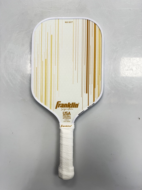 Vist Large View of Product Image Which is Used Franklin SIGNATURE Pickleball Racquet White