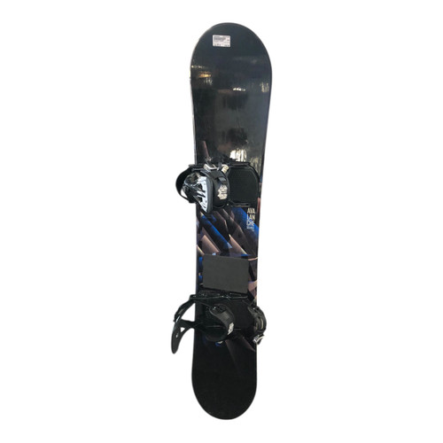 Vist Large View of Product Image Which is Used Avalanche SOURCE Mens Snowboard & Matrix Bindings Black 155 cm