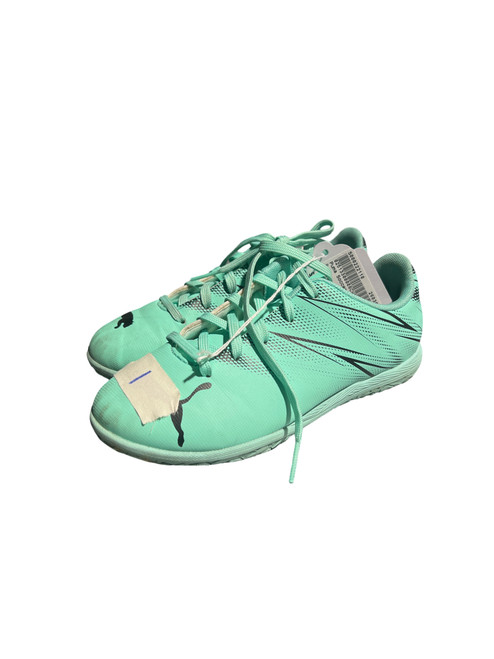 Vist Large View of Product Image Which is Used Puma Soccer Indoor Shoes Turquoise Junior 01