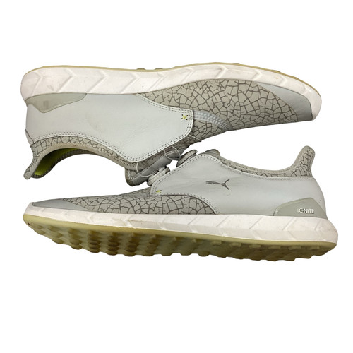 Vist Large View of Product Image Which is Used Puma Mens Golf Shoes Silver Senior 12