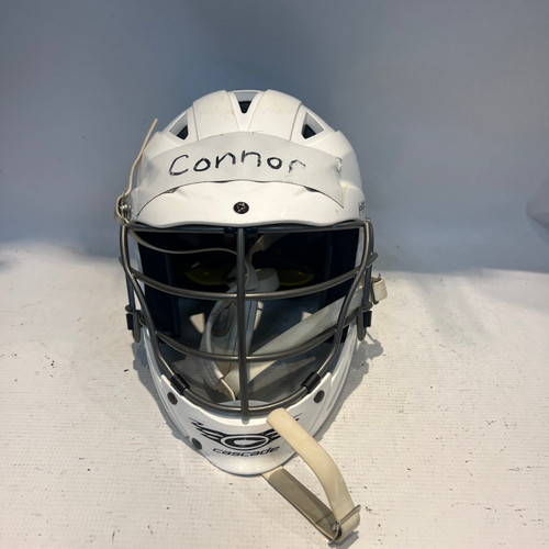 Vist Large View of Product Image Which is Used Cascade CS R WHITE Lacrosse Helmet White One Size