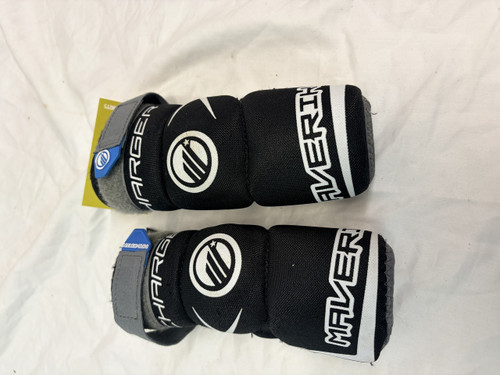 Vist Large View of Product Image Which is Used Maverik CHARGER Lacrosse Arm Pads/Guards Black MD