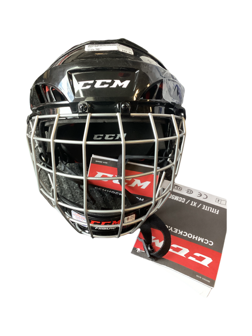 Vist Large View of Product Image Which is Used CCM 50 Helmet Cage Combo Black MD