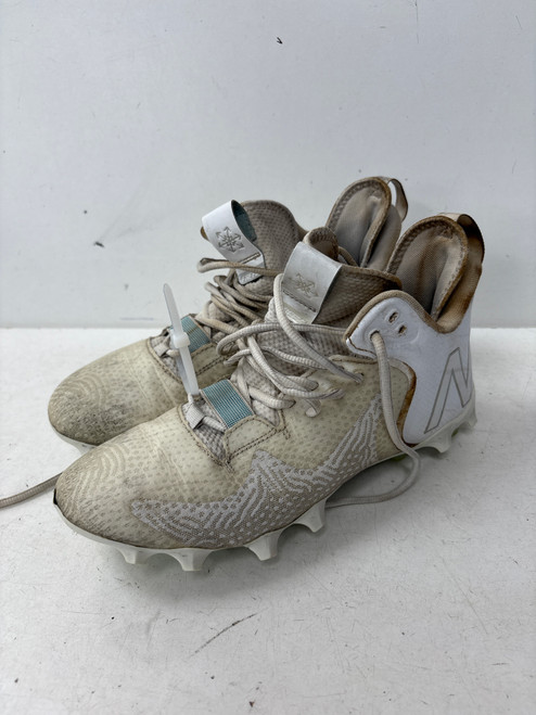 Vist Large View of Product Image Which is Used New Balance FREEZE LAX Cleats Mens White Senior 7