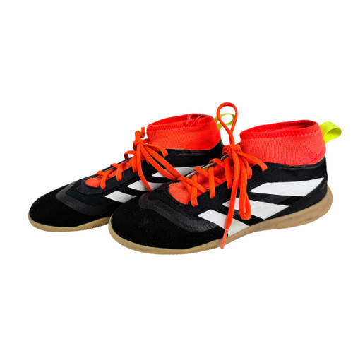 Vist Large View of Product Image Which is Used Adidas PREDATOR Indoor Soccer Shoes Black Junior 5