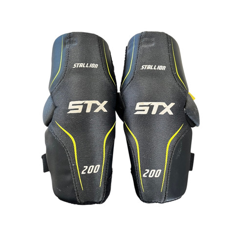 Used STX STALLION 200 Lacrosse Arm Pads/Guards Black MD 11820-S000015080