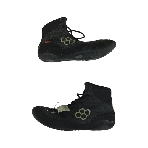 Vist Large View of Product Image Which is Used Rudis Wrestling Shoes Black Senior 8.5