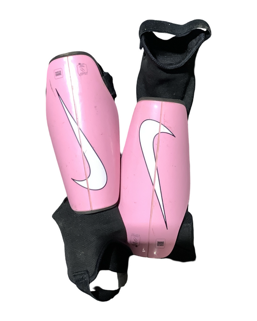 Vist Large View of Product Image Which is Used Nike Soccer Shin Guards Junior Pink SM