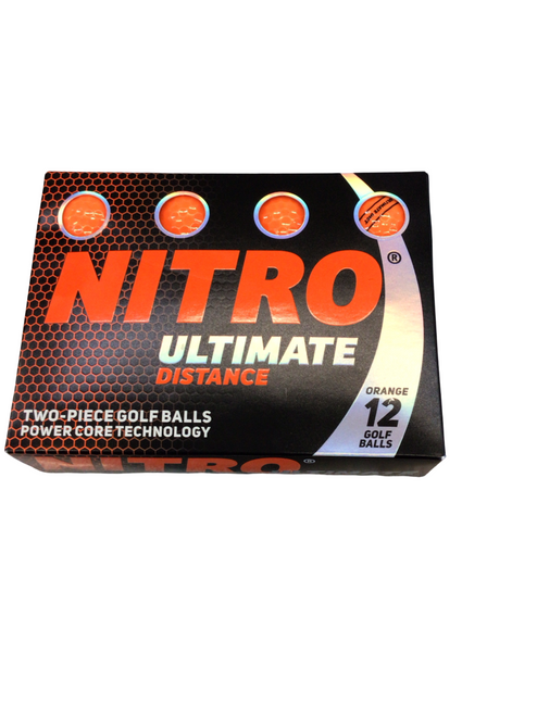 Vist Large View of Product Image Which is Nitro ULTIMATE DISTANCE 12 Pack - Golf Balls