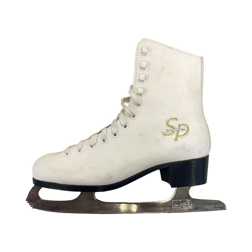 Vist Large View of Product Image Which is Used CCM 30 WomensFigure Skate White Senior 7